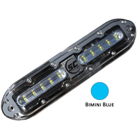 SCM-10-BB-20     Shadow-Caster SCM-10 LED Underwater Light w/20' Cable - 316 SS Housing - Bimini Blue     62479