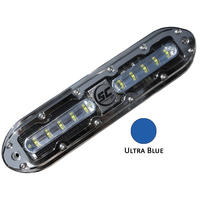SCM-10-UB-20     Shadow-Caster SCM-10 LED Underwater Light w/20' Cable - 316 SS Housing - Ultra Blue     62491