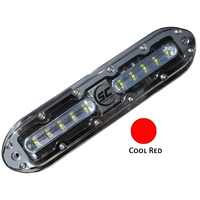 SCM-10-CR-20     Shadow-Caster SCM-10 LED Underwater Light w/20' Cable - 316 SS Housing - Cool Red     62493
