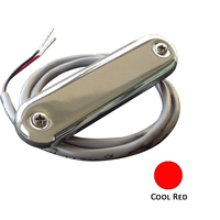 SCM-CL-CR-SS-4PACK     Shadow-Caster Courtesy Light w/2' Lead Wire - 316 SS Cover - Cool Red - 4-Pack     62546