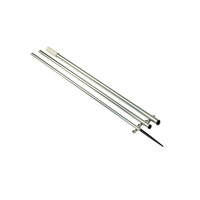 MX8715CR     Lee's 15' Bright Silver/Black Spike - Step Tube 1-3/8" - No Spreader     63408