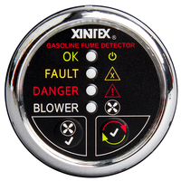 G-1CB-R     Xintex Gasoline Fume Detector & Blower Control w/Plastic Sensor - Chrome Bezel Display     63868