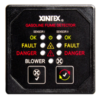 G-2BB-R     Xintex Gasoline Fume Detector & Blower Control w/2 Plastic Sensors - Black Bezel Display     63872