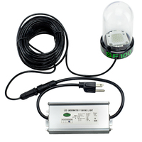 SF100G     Hydro Glow SF100G 100W/120VVAC Underwater Dock Light - Green Anchored To Bottom     64979