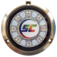 SCR-24-CC-BZ-10     Shadow-Caster SCR-24 Bronze Underwater Light - 24 LEDs - Full Color Changing     65906