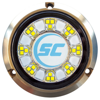 SCR-24-BW-BZ-10     Shadow-Caster SCR-24 Bronze Underwater Light - 24 LEDs - Bimini Blue/Great White     65908
