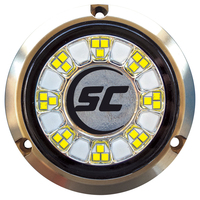SCR-24-GW-BZ-10     Shadow-Caster SCR-24 Bronze Underwater Light - 24 LEDs - Great White     65909