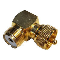 RA-259-239-G     Shakespeare Right Angle Connector - PL-259 to SO-239 Adapter     66740