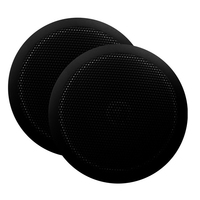 SPK60B     Majestic Ultra Slim 6" Marine Speaker - 30W - Pair - Black     66963