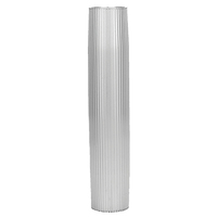 Z60-8266VEL26-2     TACO Aluminum Ribbed Table Pedestal - 2-3/8" O.D. - 26" Length     67012