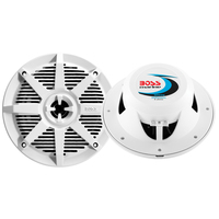 MR62W     Boss Audio MR62W 6.5" 2-Way 200W Marine Speaker - White - Pair     67754