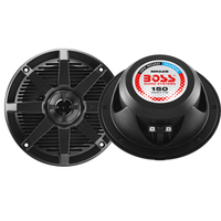 MR52B     Boss Audio MR52B 5.25" 2-Way 150W Marine Full Range Speaker - Black - Pair     67764