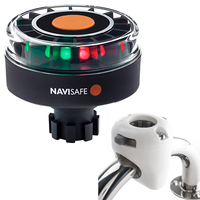 342KIT3     Navisafe Navilight Tricolor 2NM w/Navibolt Base &amp; Rail Mount - White     68100
