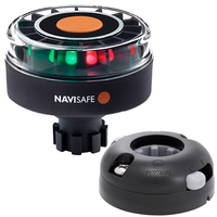 342KIT7     Navisafe Navilight Tricolor 2NM w/Navibolt Base &amp; Horizontal Mount - Black     68107