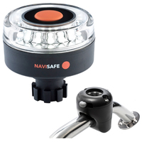 042KIT     Navisafe Navilight 360&deg; 2NM w/Navibolt Base &amp; Rail Mount - Black     68110