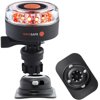 045KIT2     Navisafe Navilight All RED 360&deg; 2NM w/Navimount Base &amp; RIB Mount - Black     68145