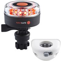 045KIT6     Navisafe Navilight All RED 360&deg; 2NM w/Navimount Base &amp; Vertical Mount - White     68149