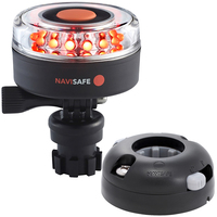 045KIT7     Navisafe Navilight All RED 360&deg; 2NM w/Navimount Base &amp; Horizontal Mount - Black     68150