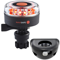 045KIT8     Navisafe Navilight All RED 360&deg; 2NM w/Navimount Base &amp; Vertical Mount - Black