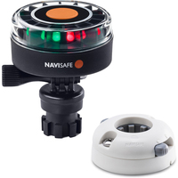 340KIT5     Navisafe Navilight 2NM Tricolor w/Navimount Base &amp; Horizontal Mount - White     68163