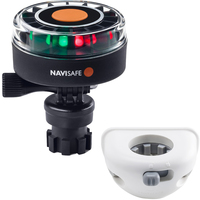 340KIT6     Navisafe Navilight 2NM Tricolor w/Navimount Base &amp; Vertical Mount - White     68165