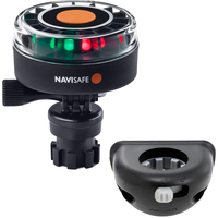340KIT8     Navisafe Navilight 2NM Tricolor w/Navimount Base &amp; Vertical Mount - Black