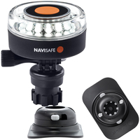 040KIT2     Navisafe Navilight 360&deg; 2NM White w/Navimount Base &amp; RIB Mount - Black     68170