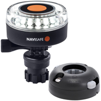 040KIT7     Navisafe Navilight 360&deg; 2NM White w/Navimount Base &amp; Horizontal Mount - Black     68175