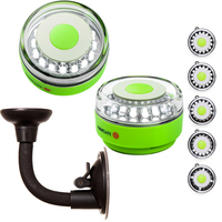 010KIT2     Navisafe Portable Navilight 360&deg; 2NM Rescue - Glow In The Dark - Green w/Bendable Suction Cup Mount     68206