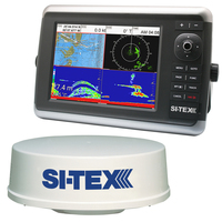 NAVSTAR 10R     SI-TEX NavStar 10R GPS Chartplotter, Sonar, Radar System w/MDS-12 Radar and internal GPS Antenna     68622