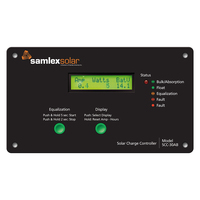 SCC-30AB     Samlex Flush Mount Solar Charge Controller w/LCD Display - 30A     68821