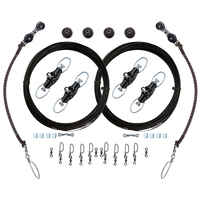 CA-0026-MO     Rupp Double Rigging Kit w/Nok-Outs - 320' Black Mono     69197