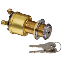 M-712-BP     Cole Hersee 4 Position Brass Ignition Switch     69459