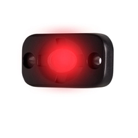 HE-TL1R     HEISE Auxiliary Accent Lighting Pod - 1.5" x 3" - Black/Red     69795