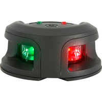NV2002PB-7     Attwood LightArmor Bow Mount Navigation Light - Composite Black - Bi-Color - 2NM     69826