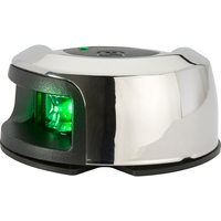 NV2012SSG-7     Attwood LightArmor Deck Mount Navigation Light - Stainless Steel - Starboard (green) - 2NM     69831