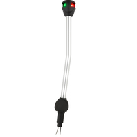 NV6LC1-14A7     Attwood LightArmor Bi-Color Navigation Pole Light - Angled - 14"     69838