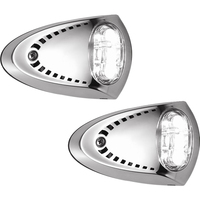 6522SS7     Attwood LED Docking Lights - Stainless Steel - White LED - Pair     69880
