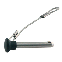 F13-0244BN-1     TACO Stainless Steel Pin &amp; Lanyard w/Plastic Knob     69966