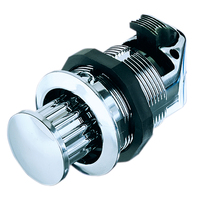 M1-2A-13-1     Southco Pop-Out Knob Latch Plastic Chrome Plated Fixed Grip Threaded Body .05-.75     70003