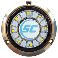 SCR-16-BW-BZ-10     Shadow-Caster Blue/White Color Changing Underwater Light - 16 LEDs - Bronze     70113
