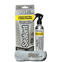 CS 02908     Flitz Ceramic Sealant Spray Bottle w/Microfiber Polishing Cloth - 236ml/8oz     70754