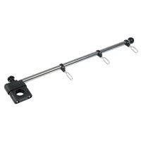 S-5010     Whitecap 17" Rail Mount Flag Pole - 1/2" Diameter, Stainless Steel Staff Nylon Mount     70756