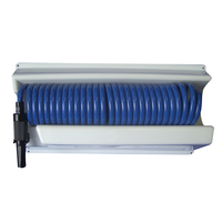 P-0443     Whitecap 25' Blue Coiled Hose w/Mounting Case     71081