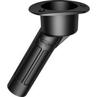 P2030B     Mate Series Plastic 30&deg; Rod &amp; Cup Holder - Open - Oval Top - Black     72526