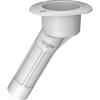 P2030W     Mate Series Plastic 30&deg; Rod &amp; Cup Holder - Open - Oval Top - White     72527