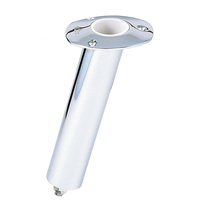 RH5329H     Lee's Close Ended Rod Holder w/Hose Barb - Medium 15&deg; - Stainless Steel     72666