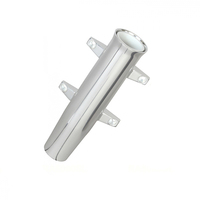 RA5000SL     Lee's Aluminum Side Mount Rod Holder - Tulip Style - Silver Anodize     72953