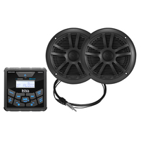 MCKGB450B.6     Boss Audio MCKGB450B.6 Marine Package - In-Dash Marine Gauge Digital Media AM/FM/BT Receiver w/6.5" Speakers - Black     73101