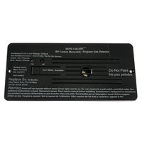 35-742-BL     Safe-T-Alert Combo Carbon Monoxide Propane Alarms Flush Mount - Black     73825